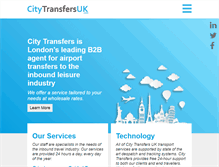 Tablet Screenshot of citytransfersuk.com